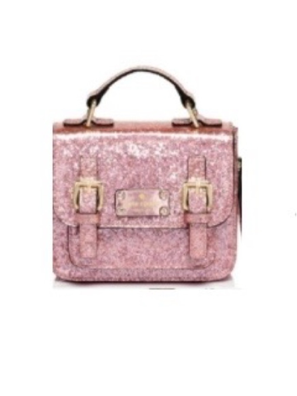 Kate Spade Pink Glitter Mini Satchel Handbag